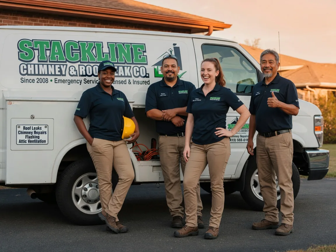 Chimney flashing repair company in Kinsley, KS
